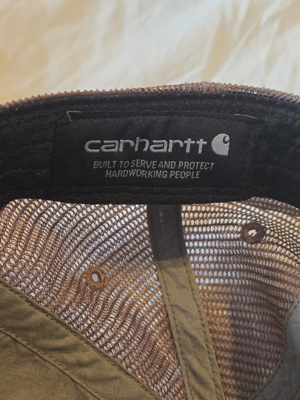 Carhartt Trucker Hat Dusty Rose Canvas Mesh Snapback Womens Crabapple Pink Cap